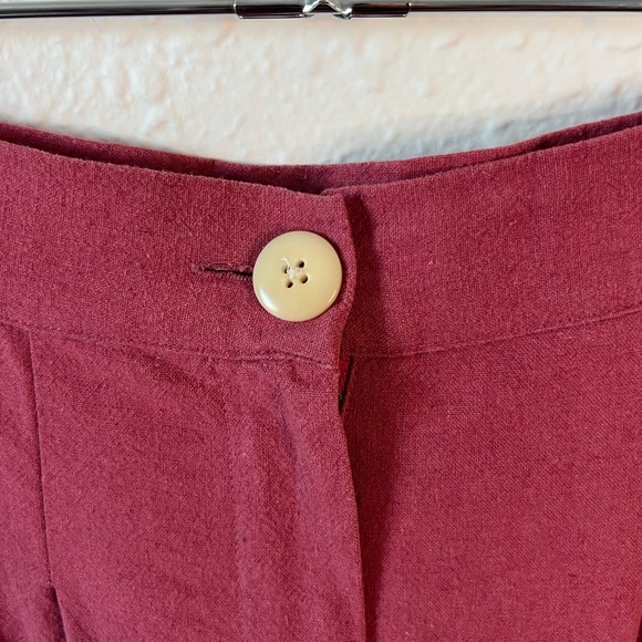 Ilana Kohn Linen Cotton Wide Leg Pants | Size 8 | Made in USA - Picture 2 of 6